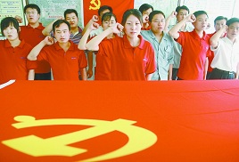 农村入党自传书