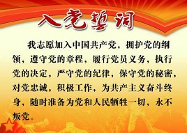 入党志愿书450字