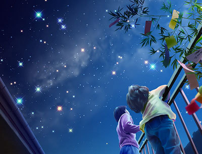 看星星