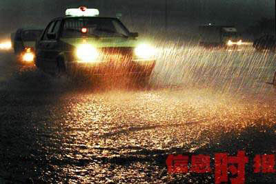 下暴雨