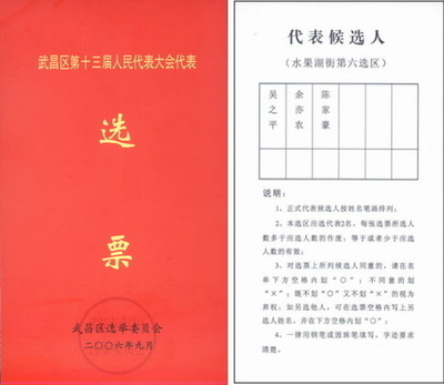 选票